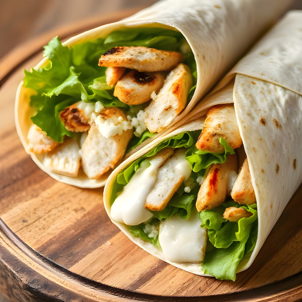 Mind-Blowing Chicken Caesar Wrap – Fresh, Juicy & Meal Prep Friendly!