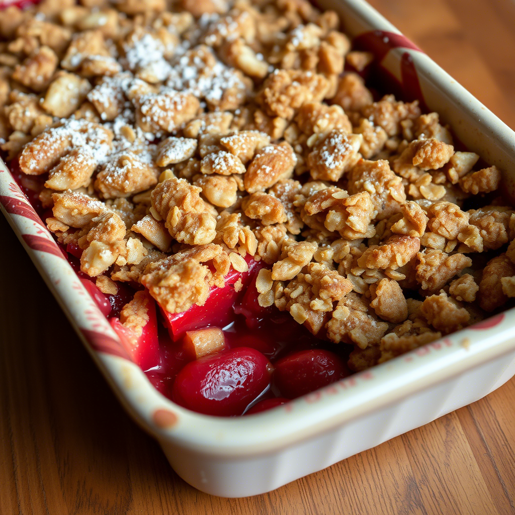 Strawberry Rhubarb Crisp Recipe 2025 – Easy Homemade
