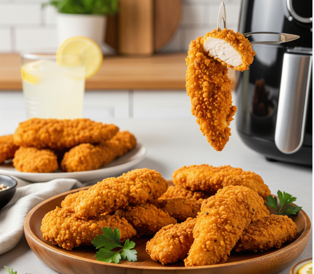 Crispy Air Fryer Chicken Tenders Recipe - Healthy & Easy