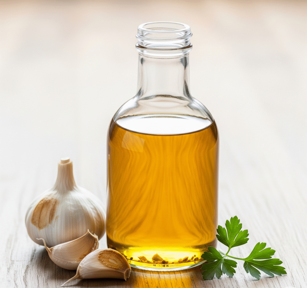 Low FODMAP Garlic Infused Oil Homemade