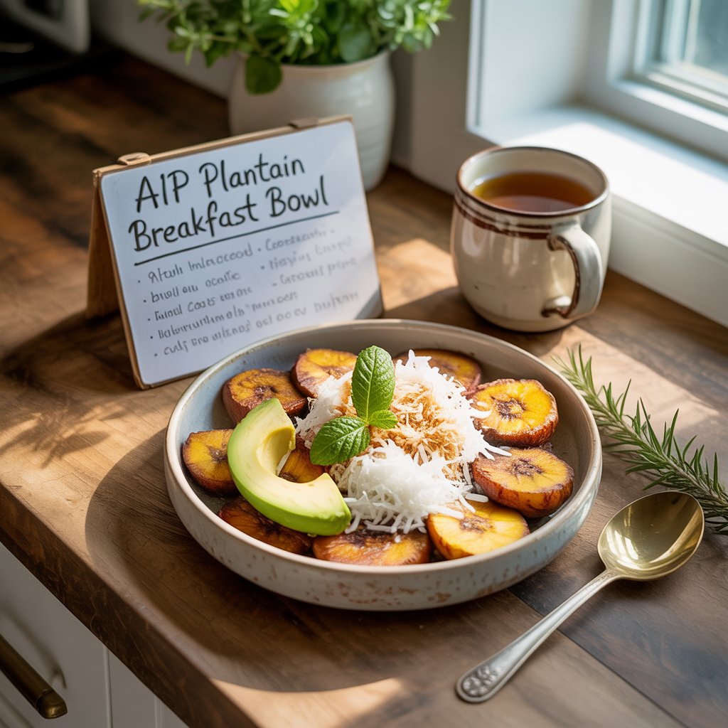 Aip plantain breakfast bowls recipe healthy too