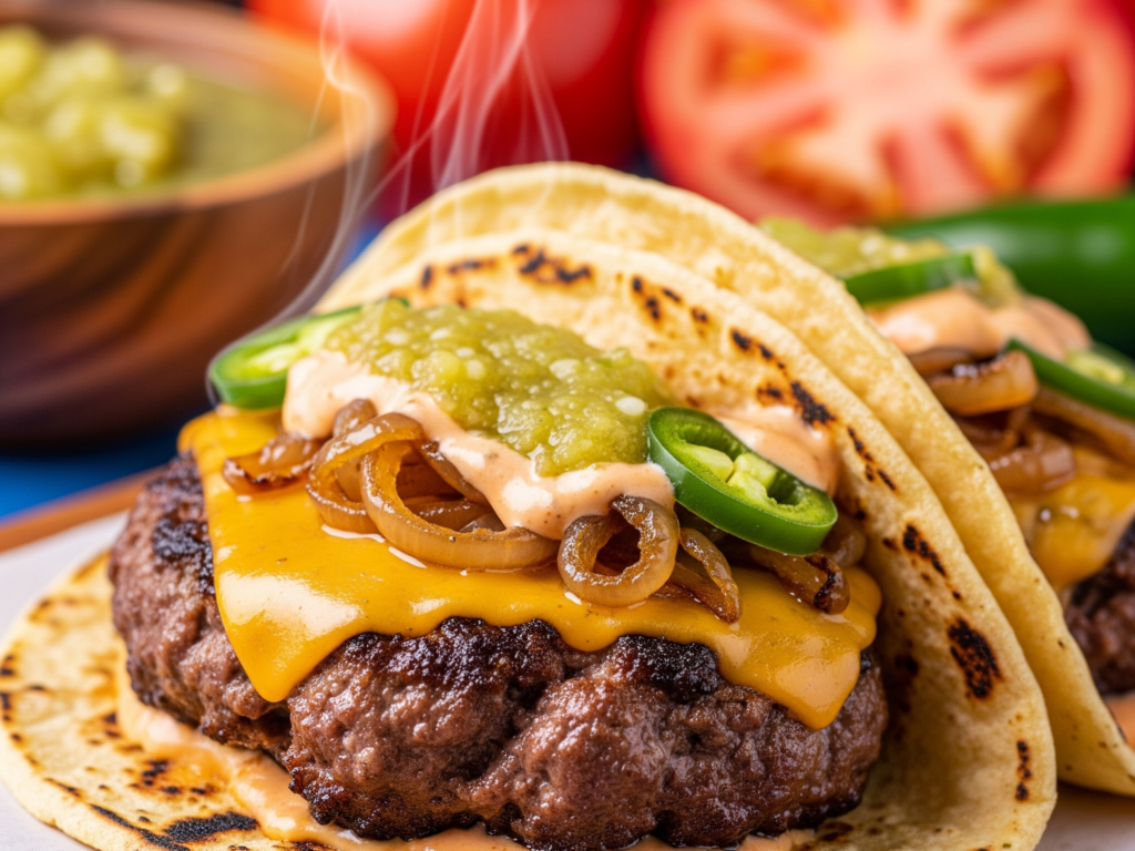 Smash Burger Tacos homemade edited
