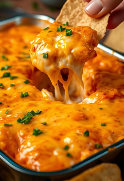 Cheesy Buffalo Chicken Dip Recipe | Spicy, Creamy & Crowd-Pleasing Appetizer