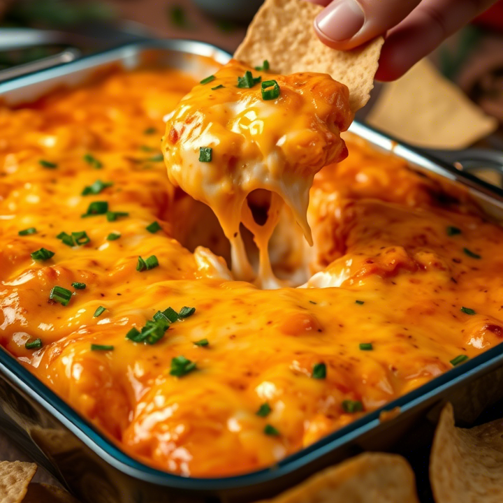 Cheesy Buffalo Chicken Dip Recipe | Spicy, Creamy & Crowd-Pleasing Appetizer