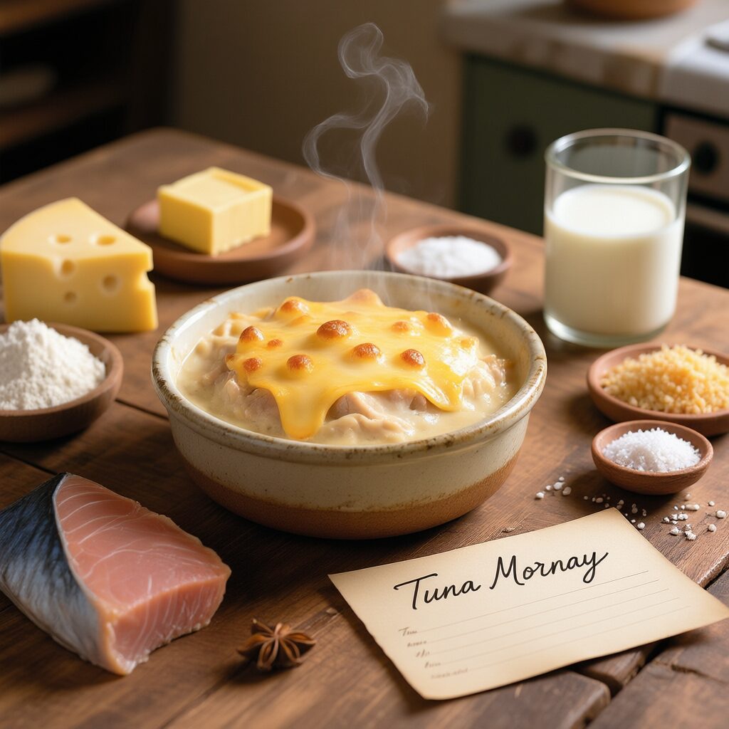 tuna mornay and its ingrediants