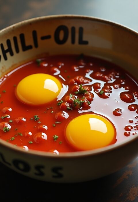 prepare Chili Oil Eggs